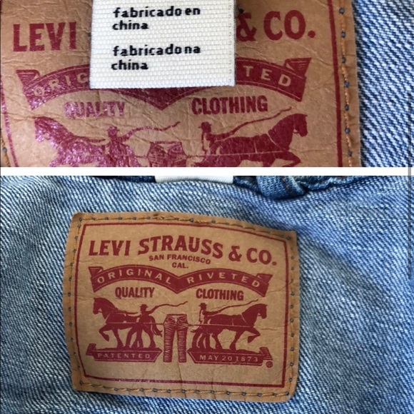 Levi’s Denim Jacket Sz S Mid Wash Blue Colour Pockets and Buttons Vintage - Picture 9 of 11